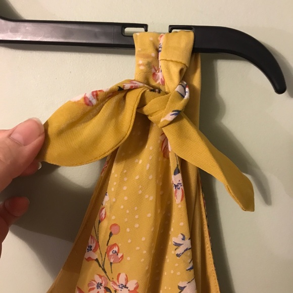 NWT AS U WISH Yellow Maxi Dress - Picture 3 of 8